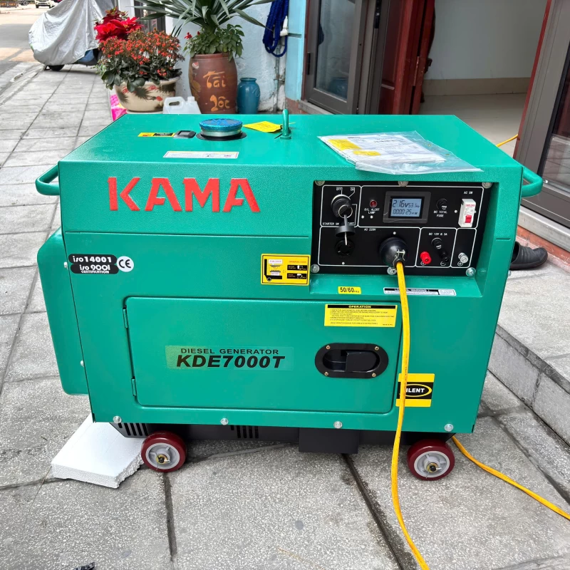 Máy Phát Điện Chạy Dầu Kama 5Kw KDE7000T - Hình ảnh 5 KAMA