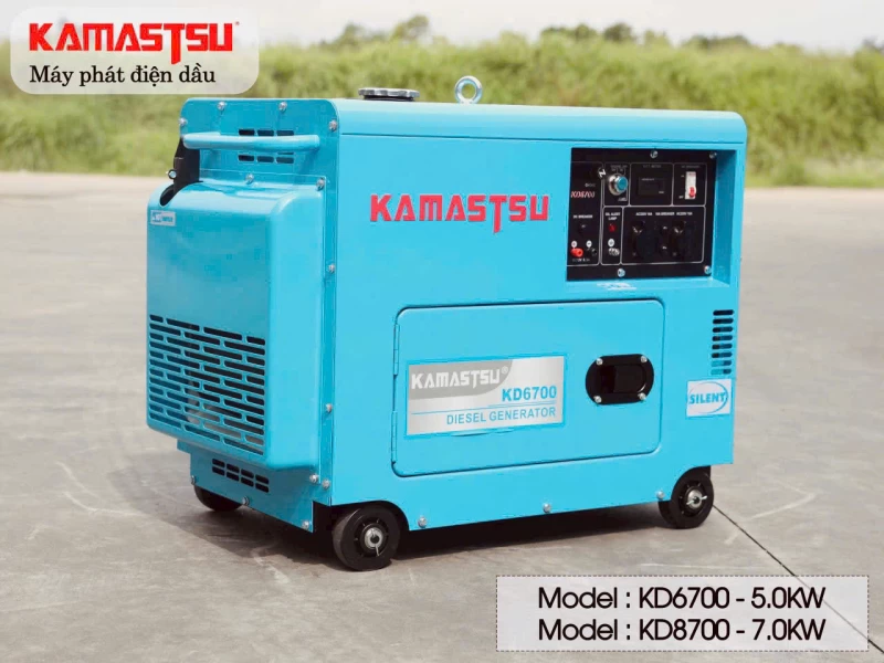 Máy Phát Điện Chạy Dầu Kamastsu 7Kw KD8700 - Hình ảnh 2 KAMASTSU