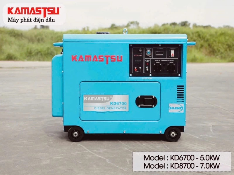 Máy Phát Điện Chạy Dầu Kamastsu 7Kw KD8700 - Hình ảnh 3 KAMASTSU