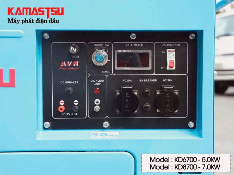 Máy Phát Điện Chạy Dầu Kamastsu 7Kw KD8700 - Hình ảnh 4 KAMASTSU