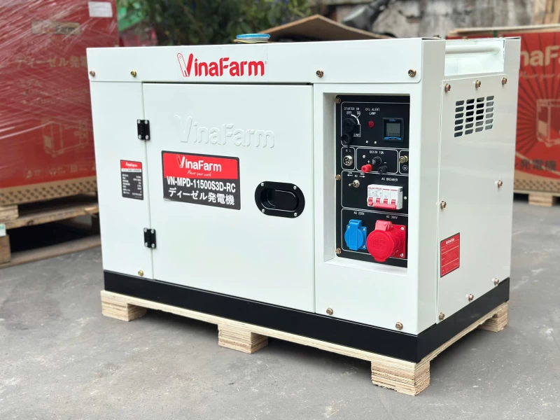 Máy Phát Điện Chạy Dầu Vinafarm 5.5Kw VN-MPD-11500S3D-RC 220V/380V - Hình ảnh 4 VINAFARM