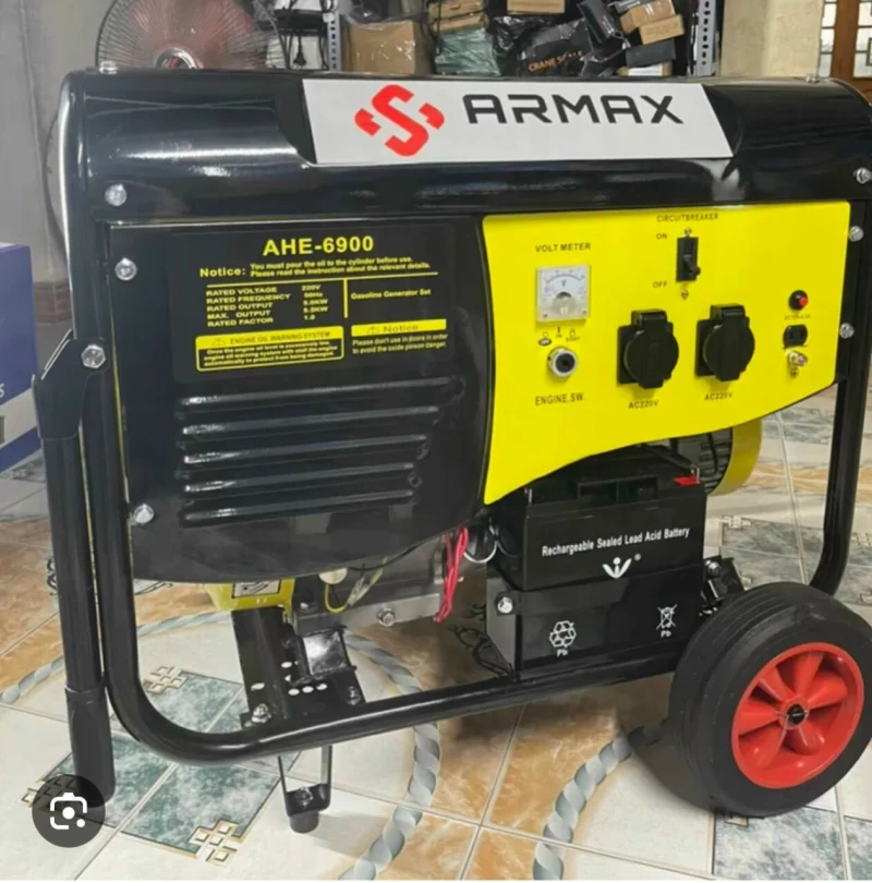 Máy Phát Điện Chạy Xăng 5Kw Armax AHE-6900 Đề Điện - Hình ảnh 2 ARMAX