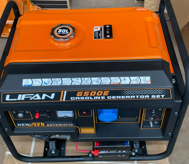 Máy Phát Điện Chạy Xăng 5Kw Lifan 6500E Đề Nổ - Hình ảnh 3 LIFAN