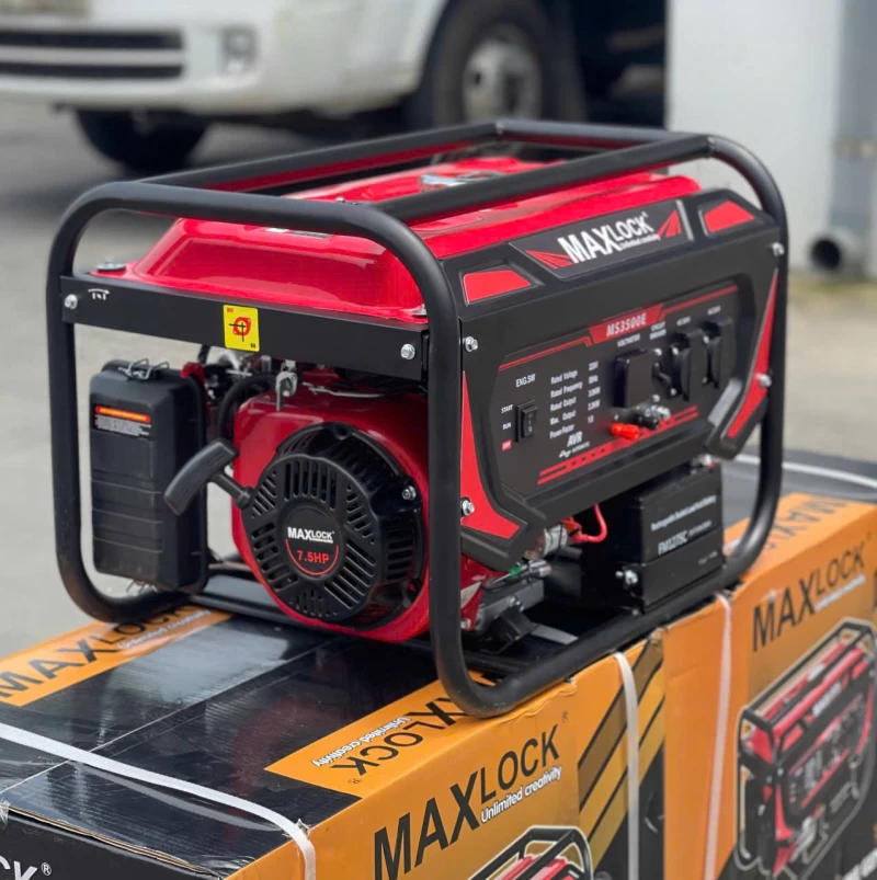 Máy Phát Điện Chạy Xăng 5Kw Maxlock MS6500E Đề - Hình ảnh 7 MAXLOCK