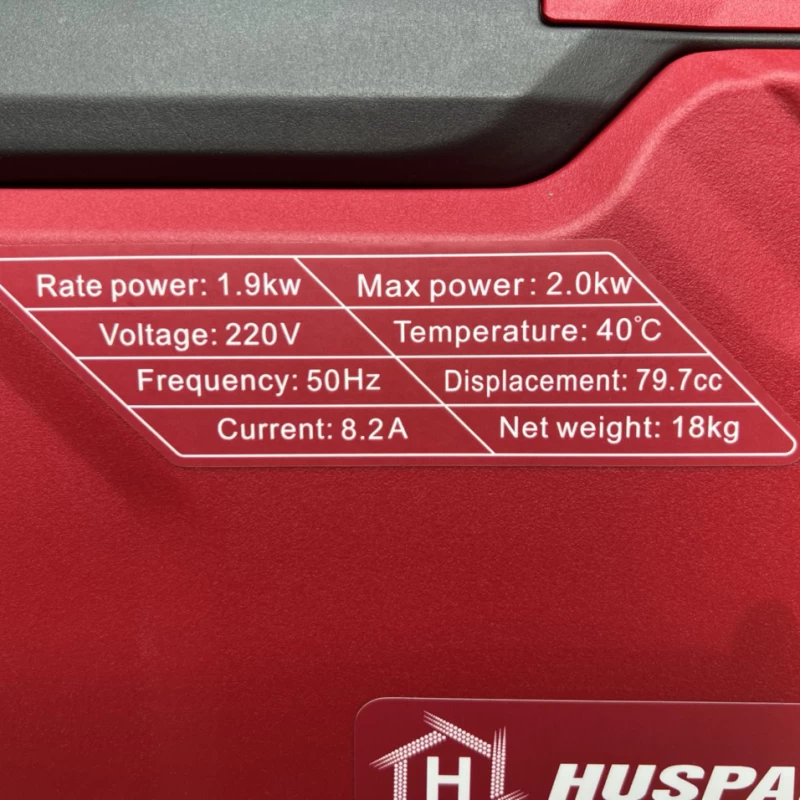 Máy Phát Điện Chạy Xăng Inverter 2Kw Huspanda H2300I Siêu Cách Âm - Hình ảnh 2 HUSPANDA