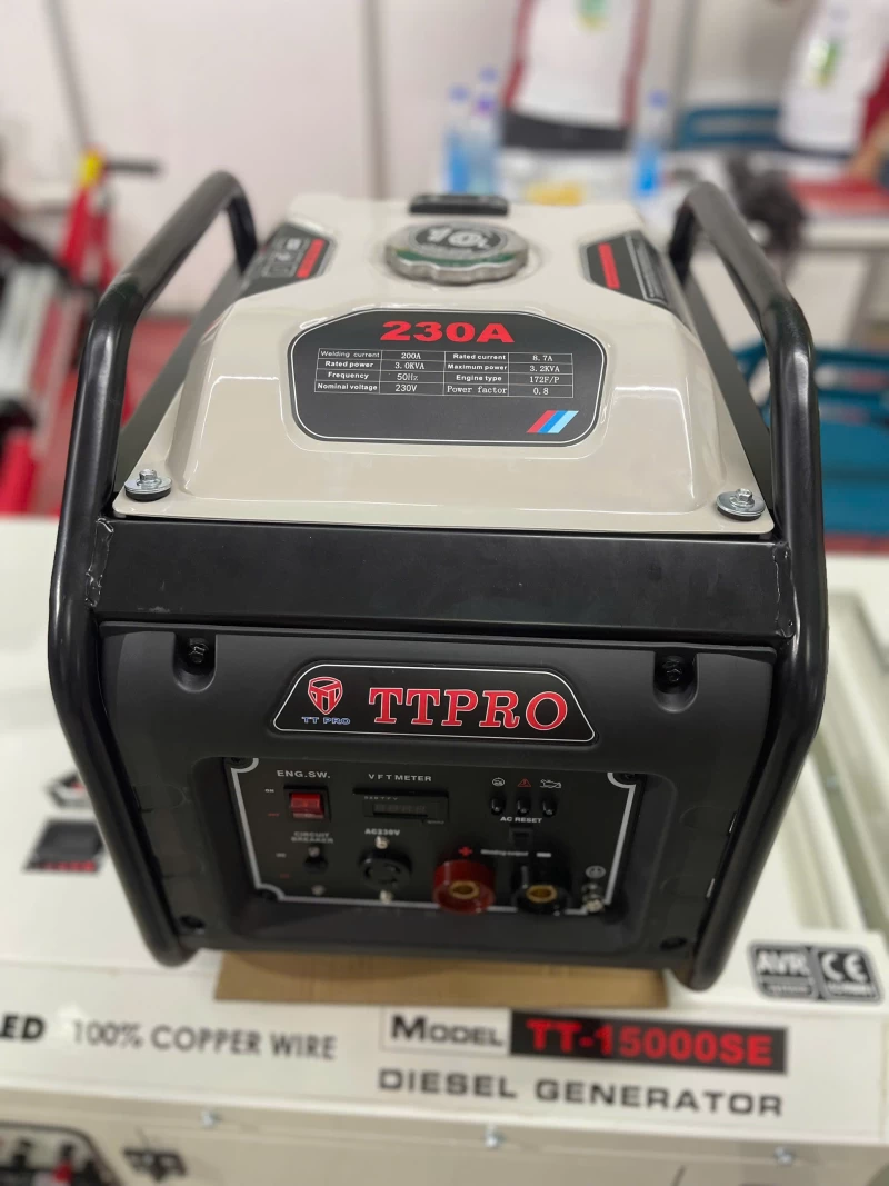 Máy Phát Hàn 230A Chạy Xăng 2.5Kw TTPRO Điện 220V - Hình ảnh 6 TTPRO