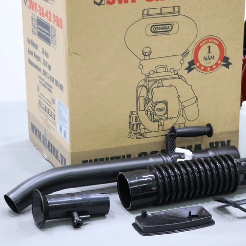 Máy phun thuốc trừ sâu côn trùng động cơ OSHIMA 3WF-3A-43 Pro Đỏ 2 thì (3 chức năng) - Hình ảnh 6 OSHIMA