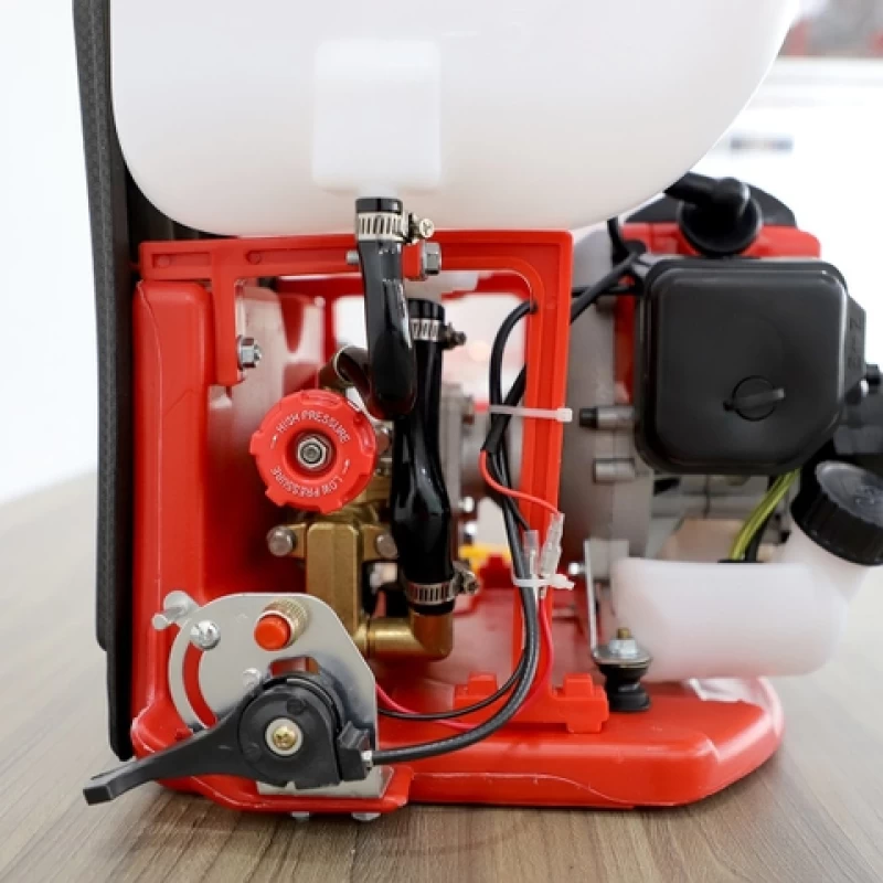 Máy phun thuốc trừ sâu, côn trùng động cơ Oshima 768 700W Đỏ 2 thì (bơm vuông đồng) - Hình ảnh 8 OSHIMA