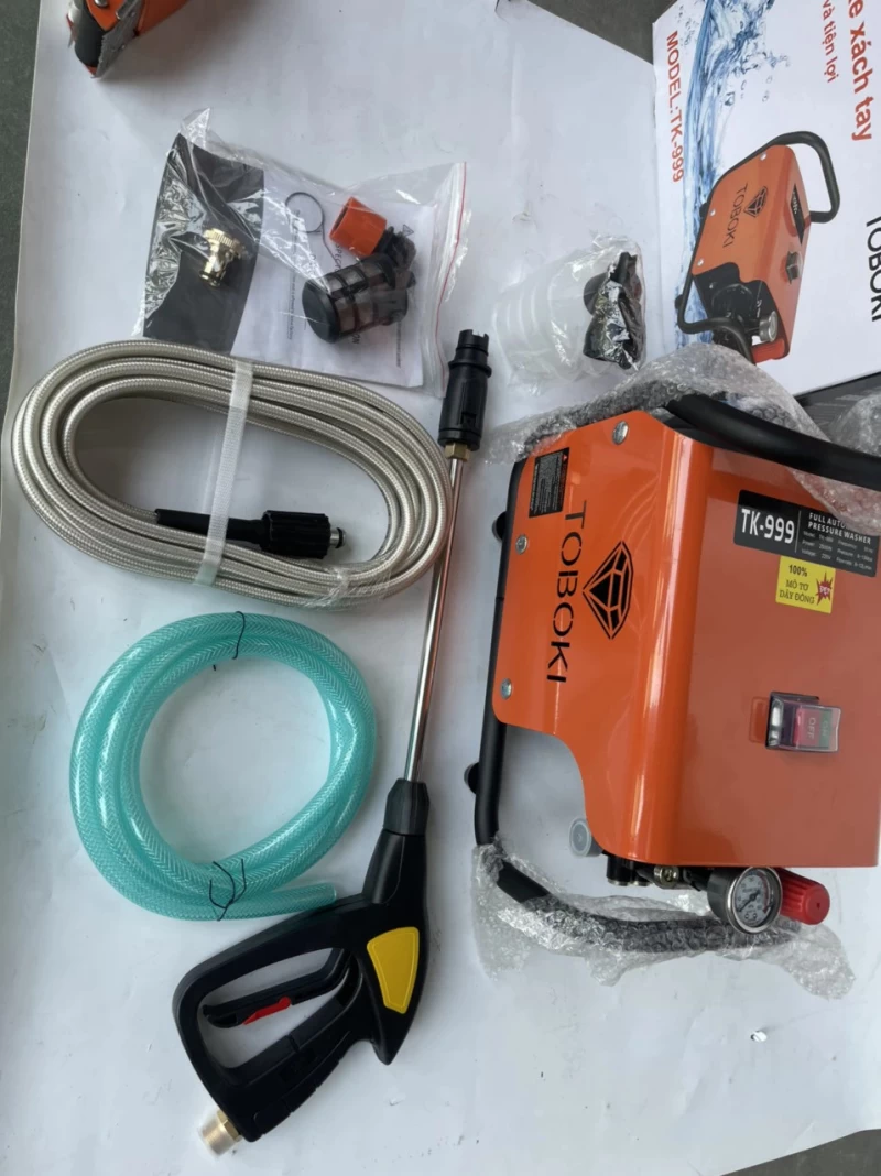Máy Rửa Xe 2500W Toboki TK-999 Có Chỉnh Áp - Hình ảnh 1 TOBOKI