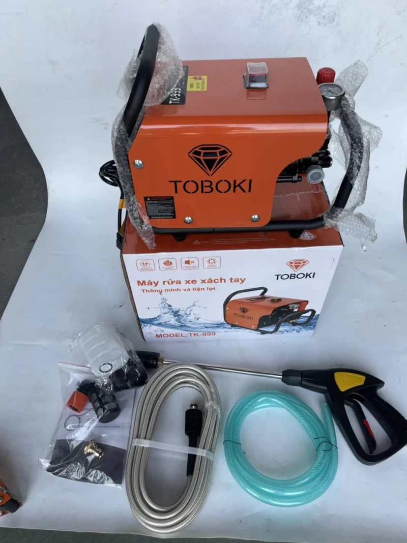 Máy Rửa Xe 2500W Toboki TK-999 Có Chỉnh Áp - Hình ảnh 2 TOBOKI