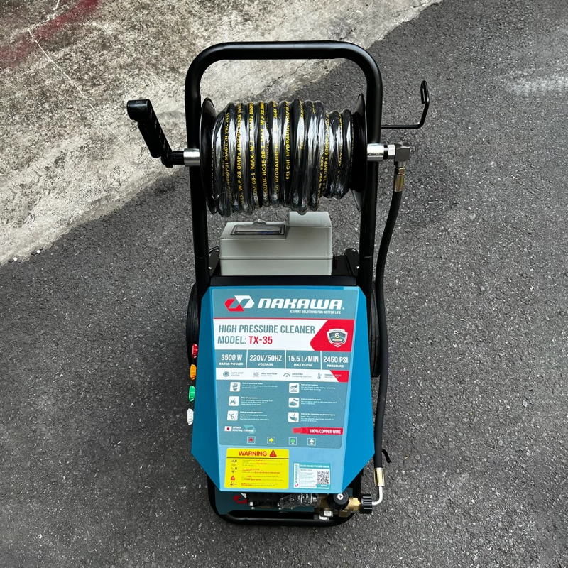 Máy Rửa Xe Cao Áp 3.5Kw Nakawa TX-35 Piston Sứ - Hình ảnh 1 NAKAWA