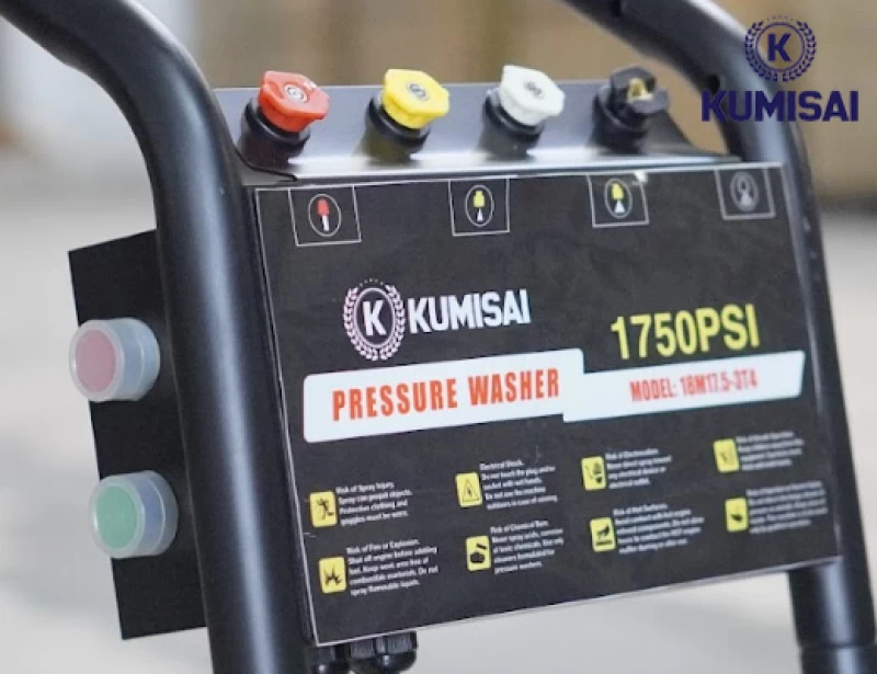 Máy rửa xe cao áp chuyên nghiệp Kumisai 18M17.5-3T4 - Hình ảnh 3 KUMISAI