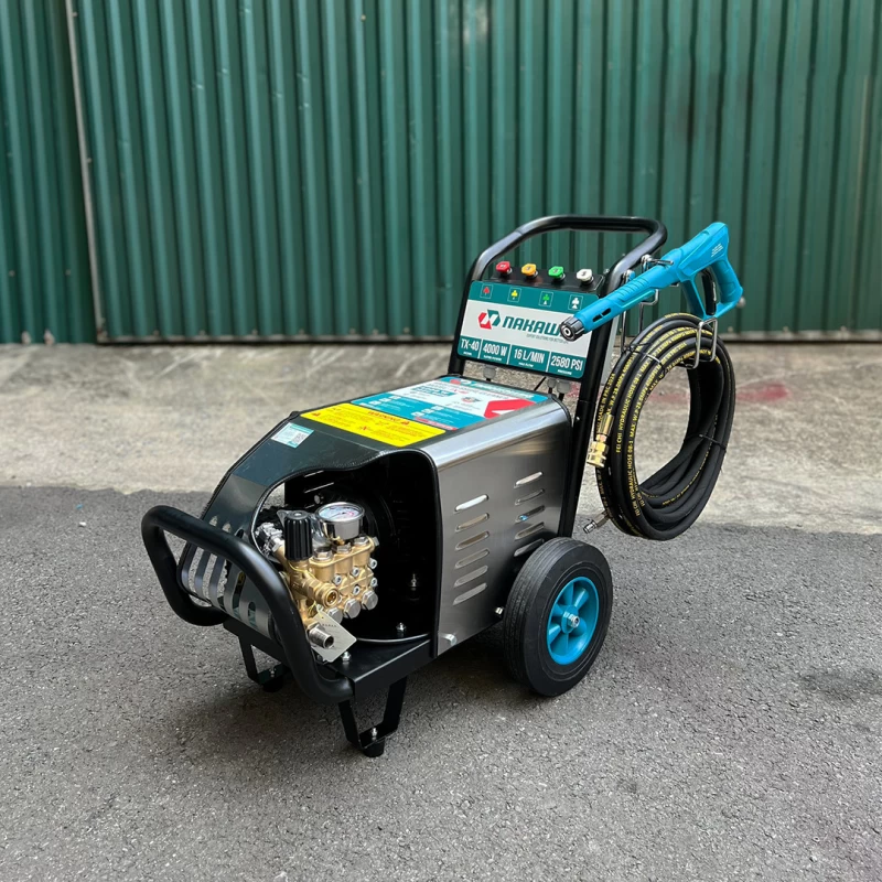 Máy Rửa Xe Cao Áp Nakawa 4Kw TX-40 3 Pha Piston Sứ - Hình ảnh 5 NAKAWA