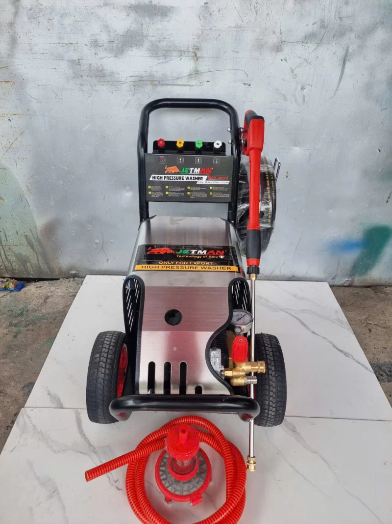 Máy Rửa Xe Công Nghiệp Jetman 4Kw 380V JM40S Piston Sứ - Hình ảnh 4 JETMAN