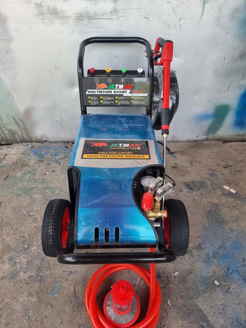 Máy Rửa Xe Công Nghiệp Jetman 4Kw 380V JM40S Piston Sứ - Hình ảnh 6 JETMAN