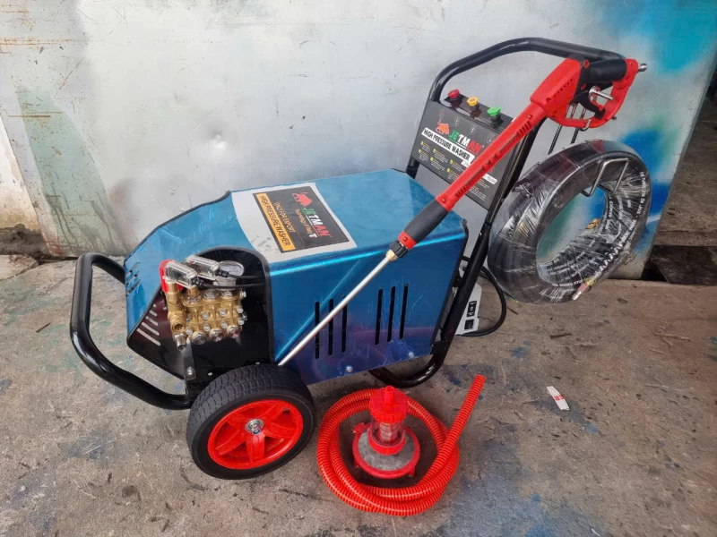 Máy Rửa Xe Công Nghiệp Jetman 5.5Kw JM55S Piston Sứ - Hình ảnh 8 JETMAN