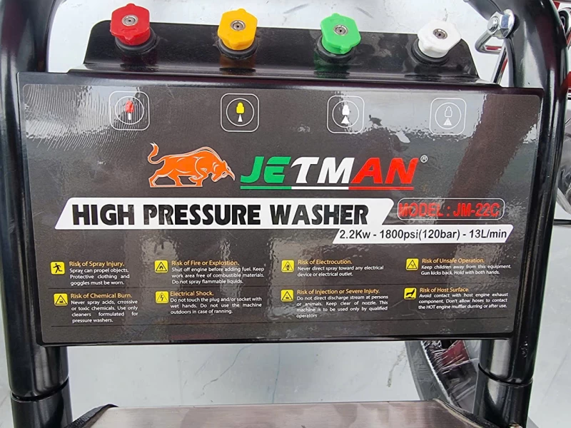 Máy Rửa Xe Công Nghiệp Jetman 5.5Kw JM55S Piston Sứ - Hình ảnh 5 JETMAN