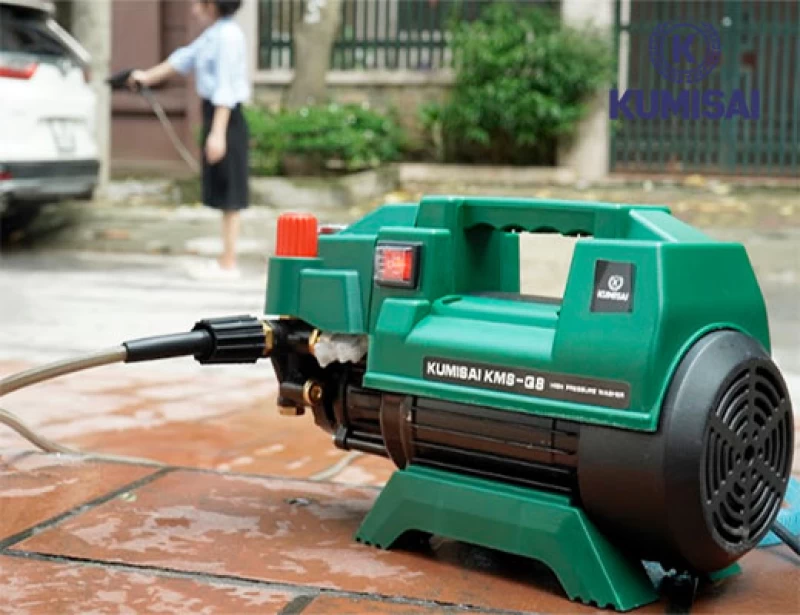 Máy rửa xe gia đình Kumisai KMS-Q8 ( Có chỉnh áp) - Hình ảnh 1 KUMISAI