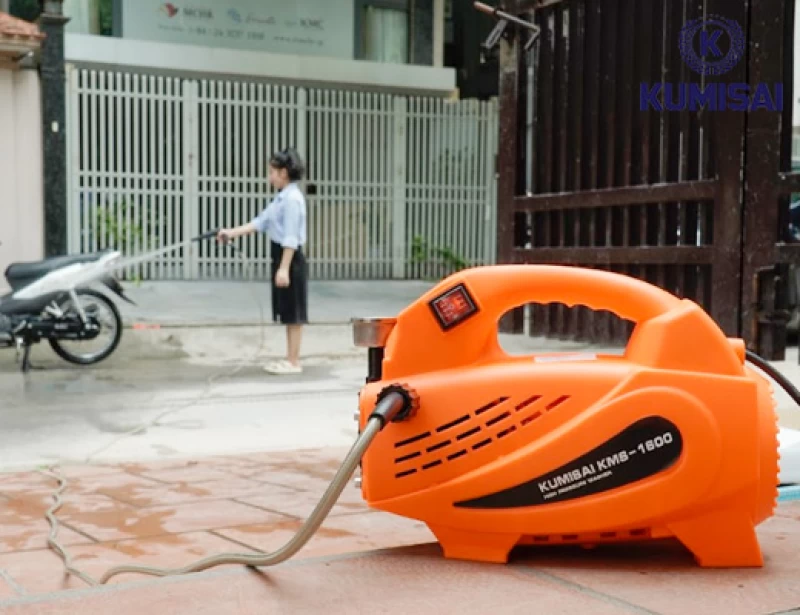 Máy rửa xe gia đình tại nhà Kumisai KMS 1600 - Hình ảnh 1 KUMISAI