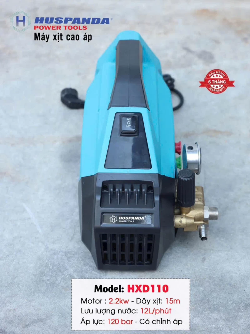 Máy Rửa Xe Huspanda HXD110 (2.2Kw - 220V) - Hình ảnh 2 HUSPANDA