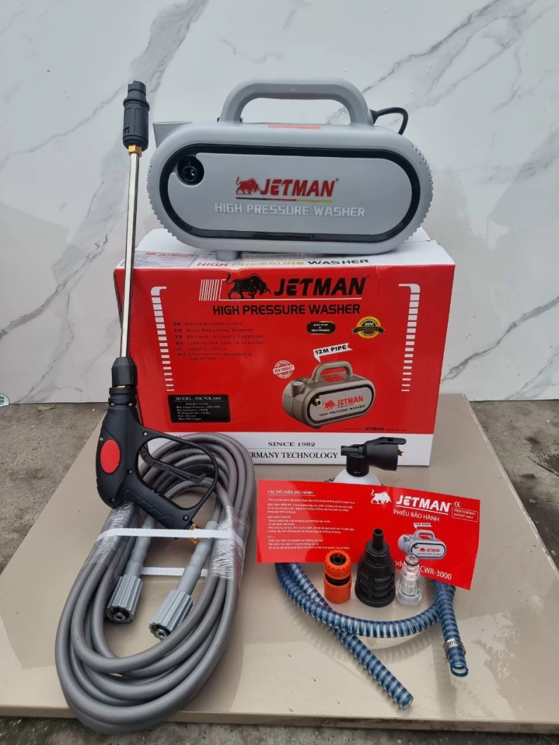 Máy Rửa Xe Mini Jetman 3000W JMCWR-3000 - Hình ảnh 1 JETMAN