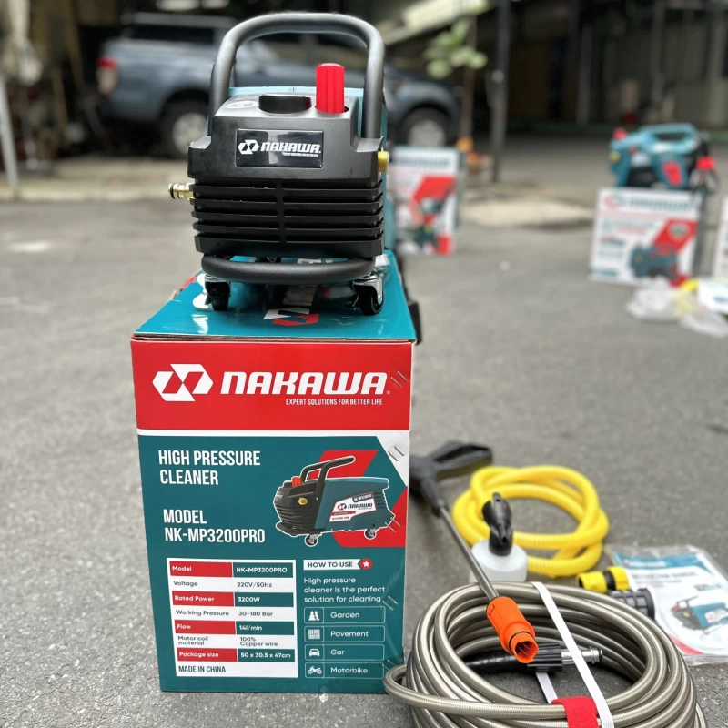 Máy Rửa Xe Nakawa 3200W NK-MP3200PRO Có Chỉnh Áp - Hình ảnh 4 NAKAWA
