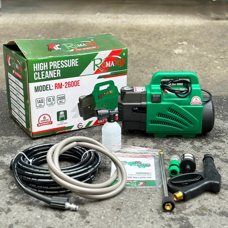 Máy Rửa Xe Romano 2600W RM-2600E - Hình ảnh 1 ROMANO