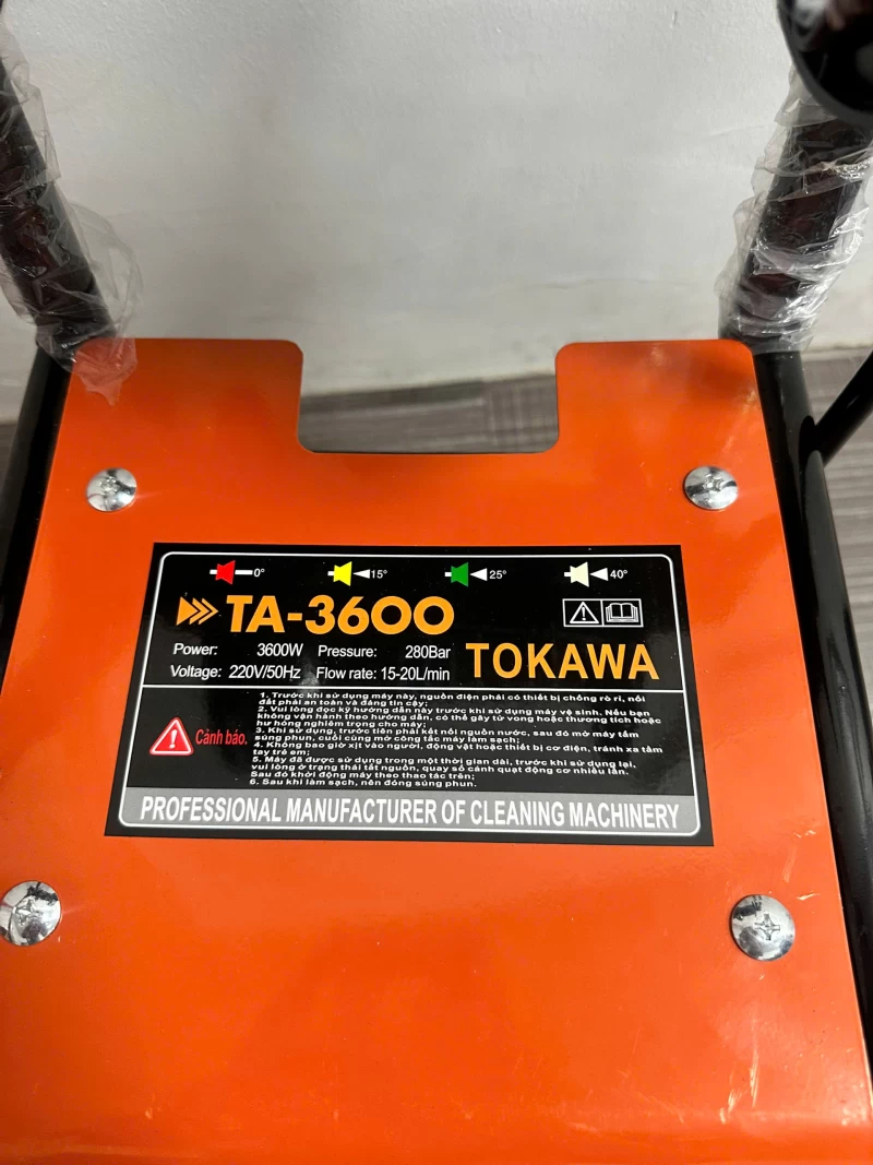 Máy Rửa Xe Rulo Cuốn Dây Tokawa TA-3600 - Hình ảnh 1 TOKAWA