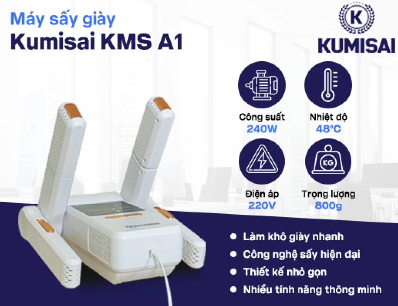 Máy sấy giày Kumisai KMS A1 - Hình ảnh 2 KUMISAI