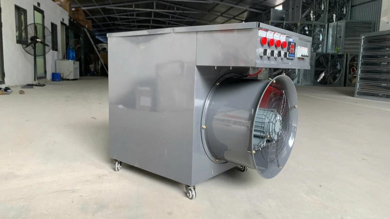 Máy sưởi công nghiệp 20KW dùng điện, diện tích sưởi 200m2 - Hình ảnh 8 OMYSU