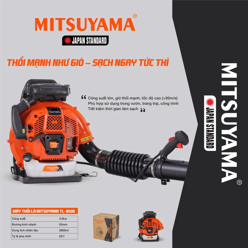 Máy Thổi Lá 2 Thì Mitsuyama TL-9500 - Hình ảnh 4 MITSUYAMA