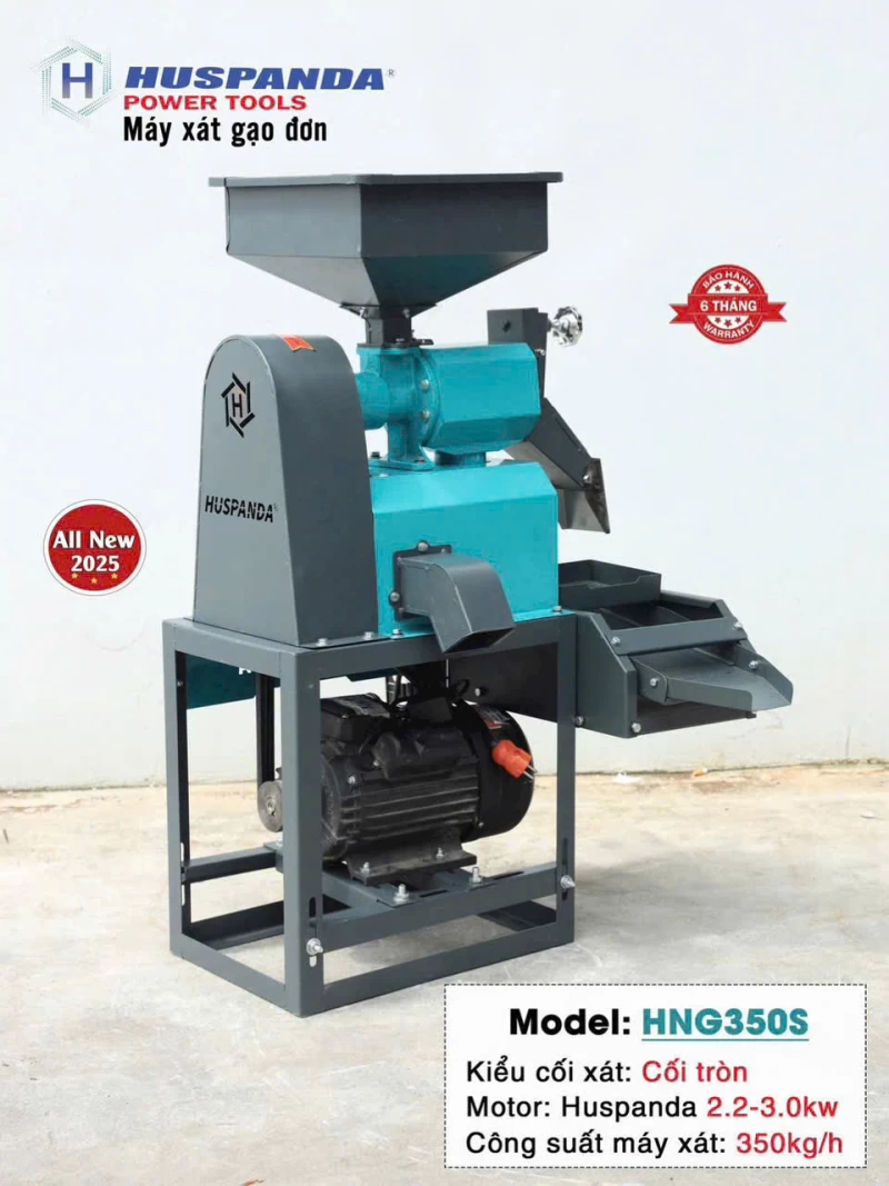 Máy Xát Gạo Đơn Huspanda HNG350S - Hình ảnh 2 HUSPANDA