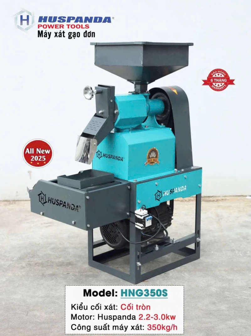 Máy Xát Gạo Đơn Huspanda HNG350S - Hình ảnh 1 HUSPANDA
