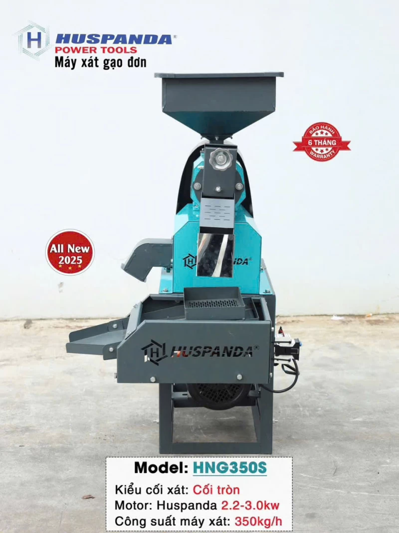 Máy Xát Gạo Đơn Huspanda HNG350S - Hình ảnh 3 HUSPANDA