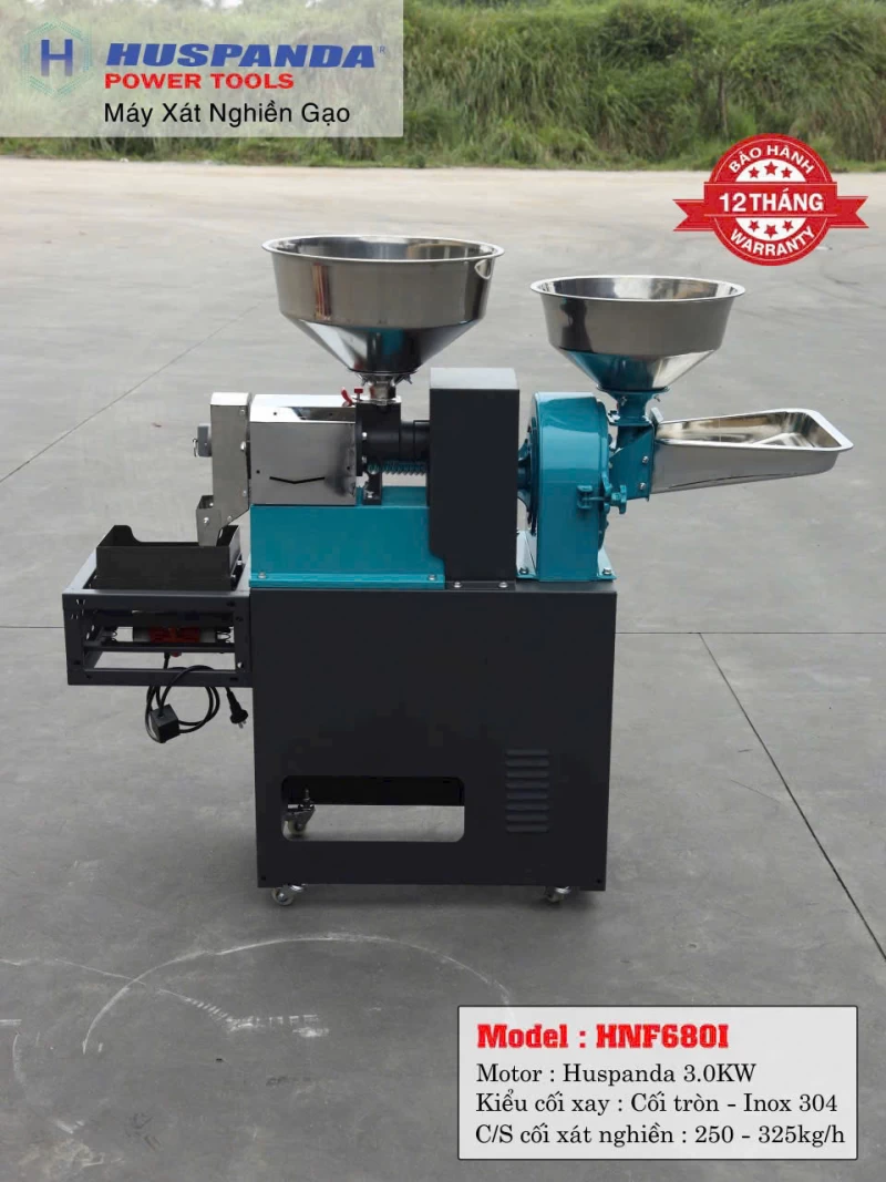 Máy Xát Nghiền Gạo Huspanda HNF-680I - Hình ảnh 5 HUSPANDA