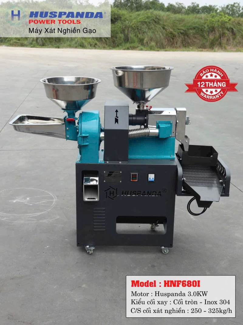 Máy Xát Nghiền Gạo Huspanda HNF-680I - Hình ảnh 4 HUSPANDA