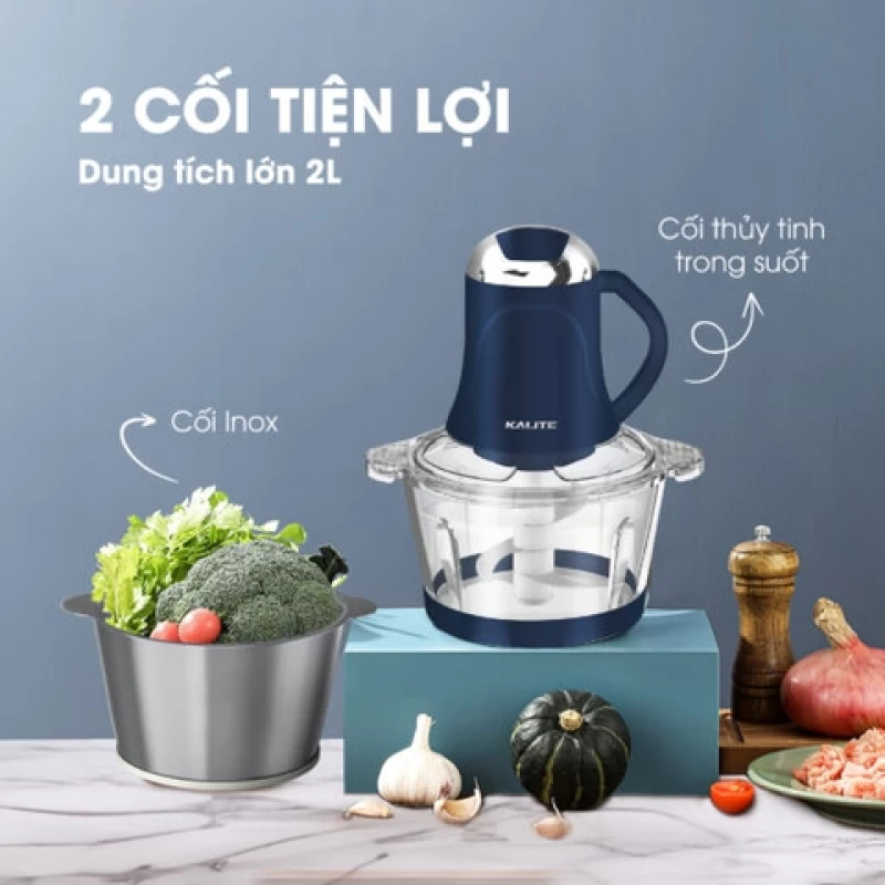 Máy xay thịt KALITE KM355 đa năng dung tích 2L - Hình ảnh 6 KALITE