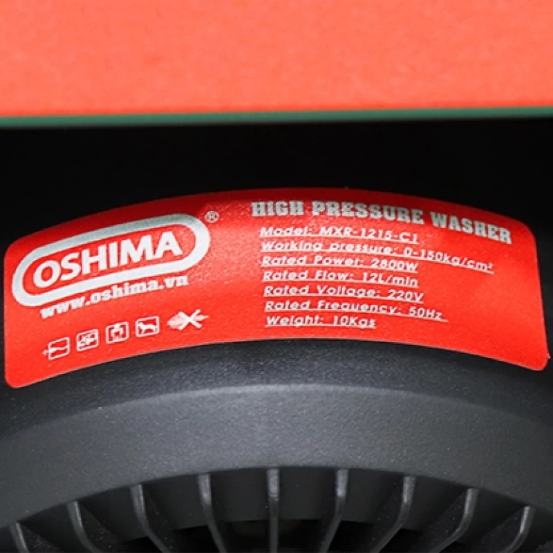 Máy xịt rửa Oshima MXR-1215-C1 2.8kW Đen - Hình ảnh 25 OSHIMA