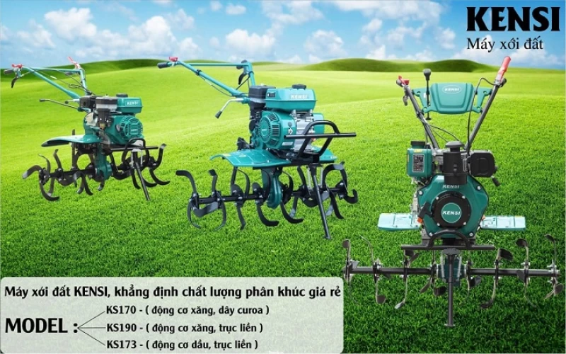 Máy Xới Đất Chạy Dầu 173 Kensi KS173 - Hình ảnh 2 KENSI