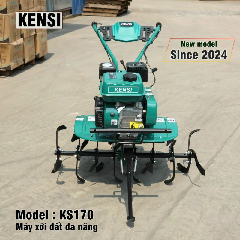 Máy Xới Đất Chạy Xăng Kensi KS170 - Hình ảnh 2 KENSI
