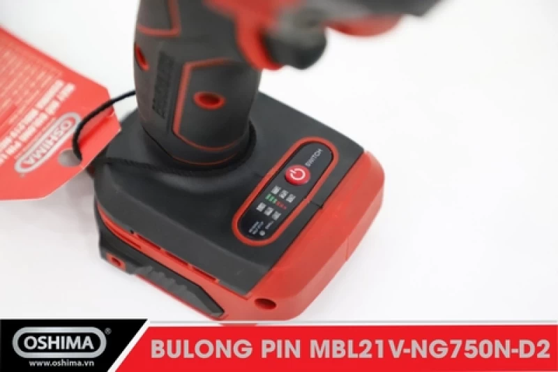 Mở bu lông pin lithium Oshima MBL21V-NG750N-D2 (Thân máy) - Hình ảnh 7 OSHIMA