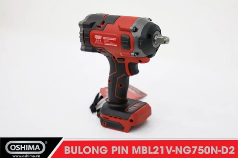 Mở bu lông pin lithium Oshima MBL21V-NG750N-D2 (Thân máy) - Hình ảnh 2 OSHIMA