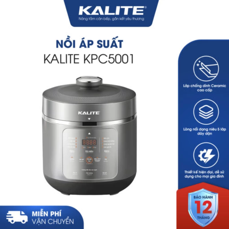 Nồi áp suất đa năng KALITE KPC5001 dung tích 5L - Hình ảnh 1 KALITE