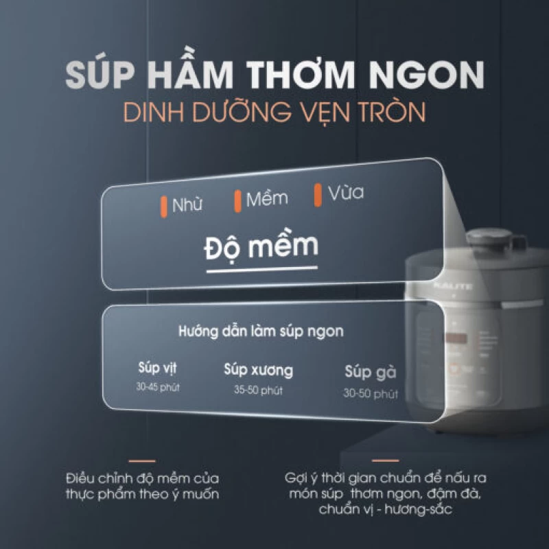 Nồi áp suất đa năng KALITE KPC5001 dung tích 5L - Hình ảnh 7 KALITE