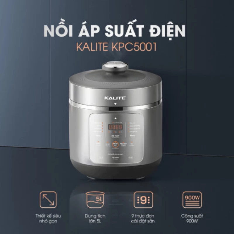 Nồi áp suất đa năng KALITE KPC5001 dung tích 5L - Hình ảnh 3 KALITE