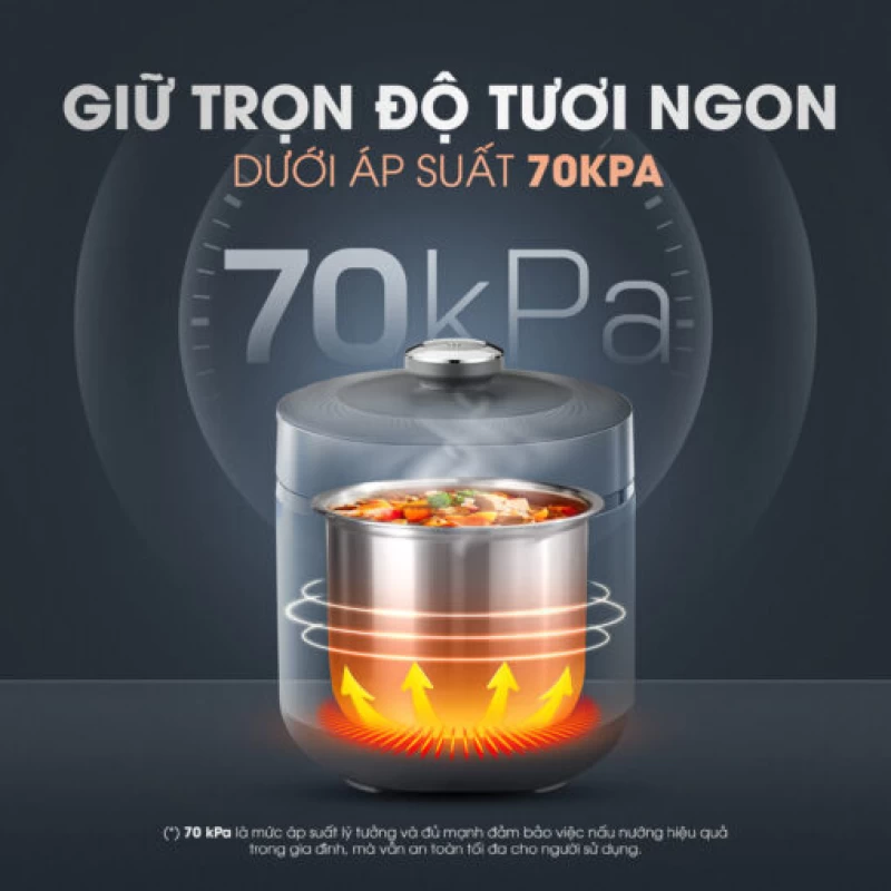 Nồi áp suất đa năng KALITE KPC5001 dung tích 5L - Hình ảnh 11 KALITE