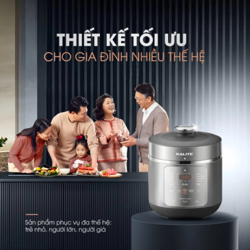 Nồi áp suất đa năng KALITE KPC5001 dung tích 5L - Hình ảnh 2 KALITE