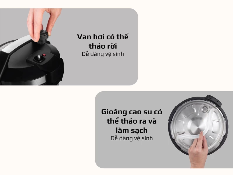 Nồi áp suất điện Olivo PC60 - 6 lít - Hình ảnh 9 OLIVO