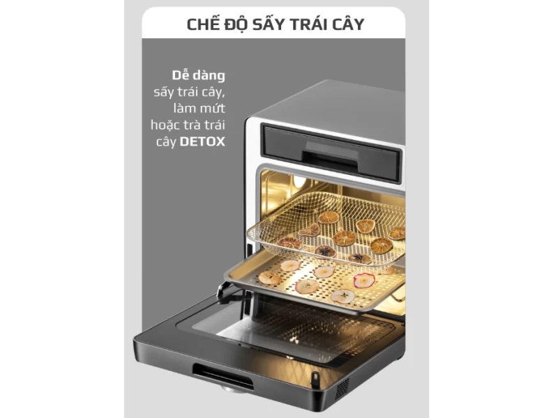 Nồi Chiên Hấp Đa Năng OLIVO SF16 PRO 2025 - 70 Chế Độ Cài Sẵn, Toàn Bộ Khoang Nồi Và Phụ Kiện Bằng Inox 304 Cao Cấp, Dung Tích 16L, Vệ Sinh Dễ Dàng - Hình ảnh 4 OLIVO