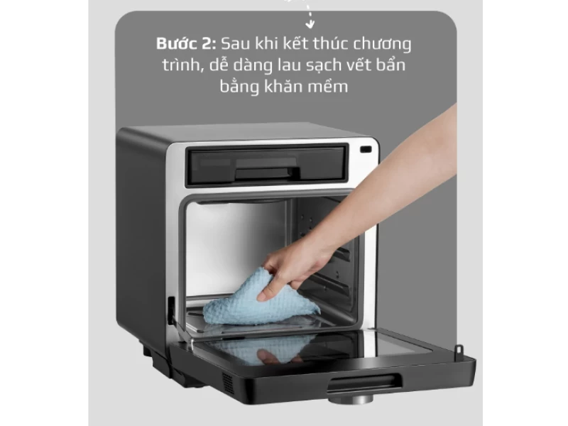 Nồi Chiên Hấp Đa Năng OLIVO SF16 PRO 2025 - 70 Chế Độ Cài Sẵn, Toàn Bộ Khoang Nồi Và Phụ Kiện Bằng Inox 304 Cao Cấp, Dung Tích 16L, Vệ Sinh Dễ Dàng - Hình ảnh 6 OLIVO